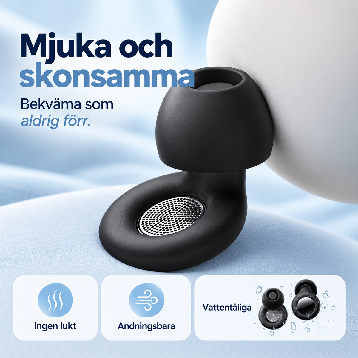 Öronproppar för sömn & fokus