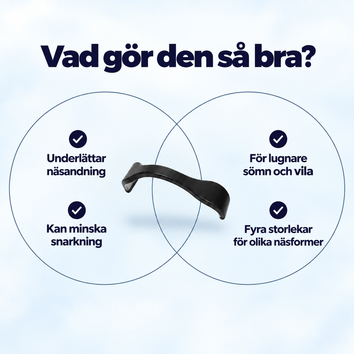 Magnetisk Näsremsa - Snarkfri
