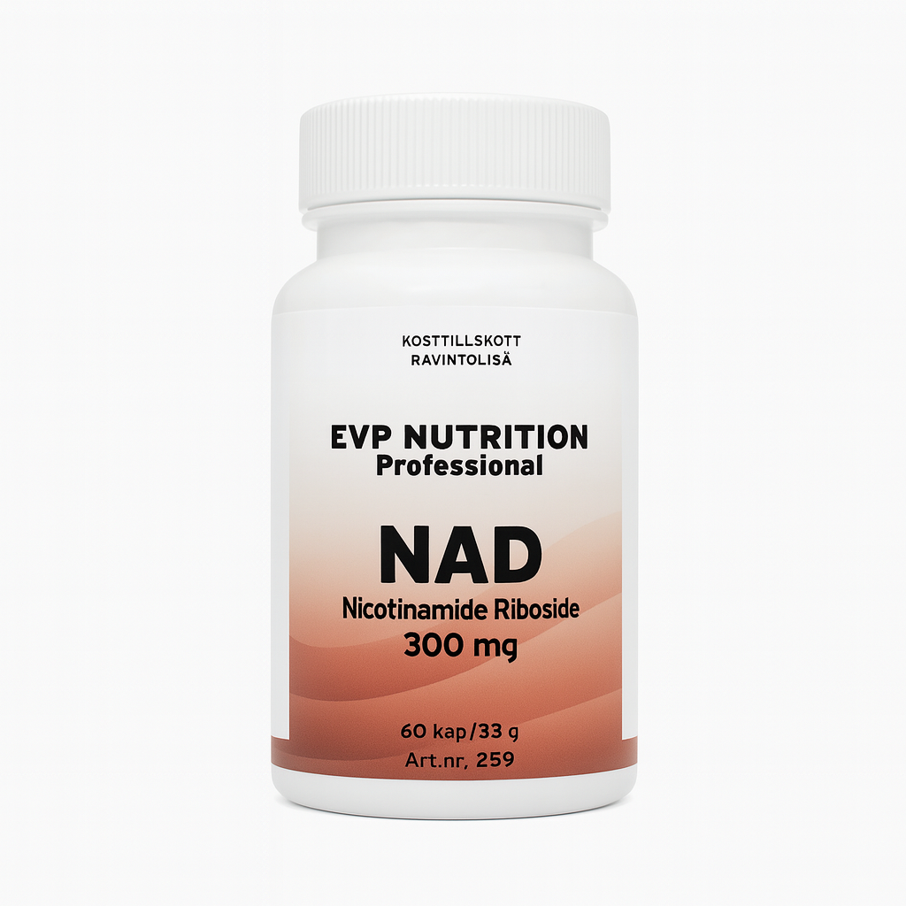 NAD+ 300mg, 60 veg kap