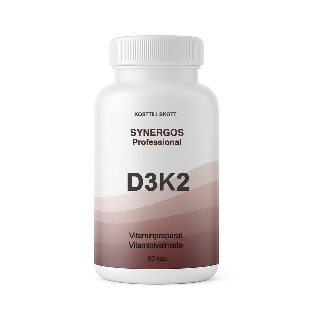 D3+K2, 10,000 IE, 60 kapslar