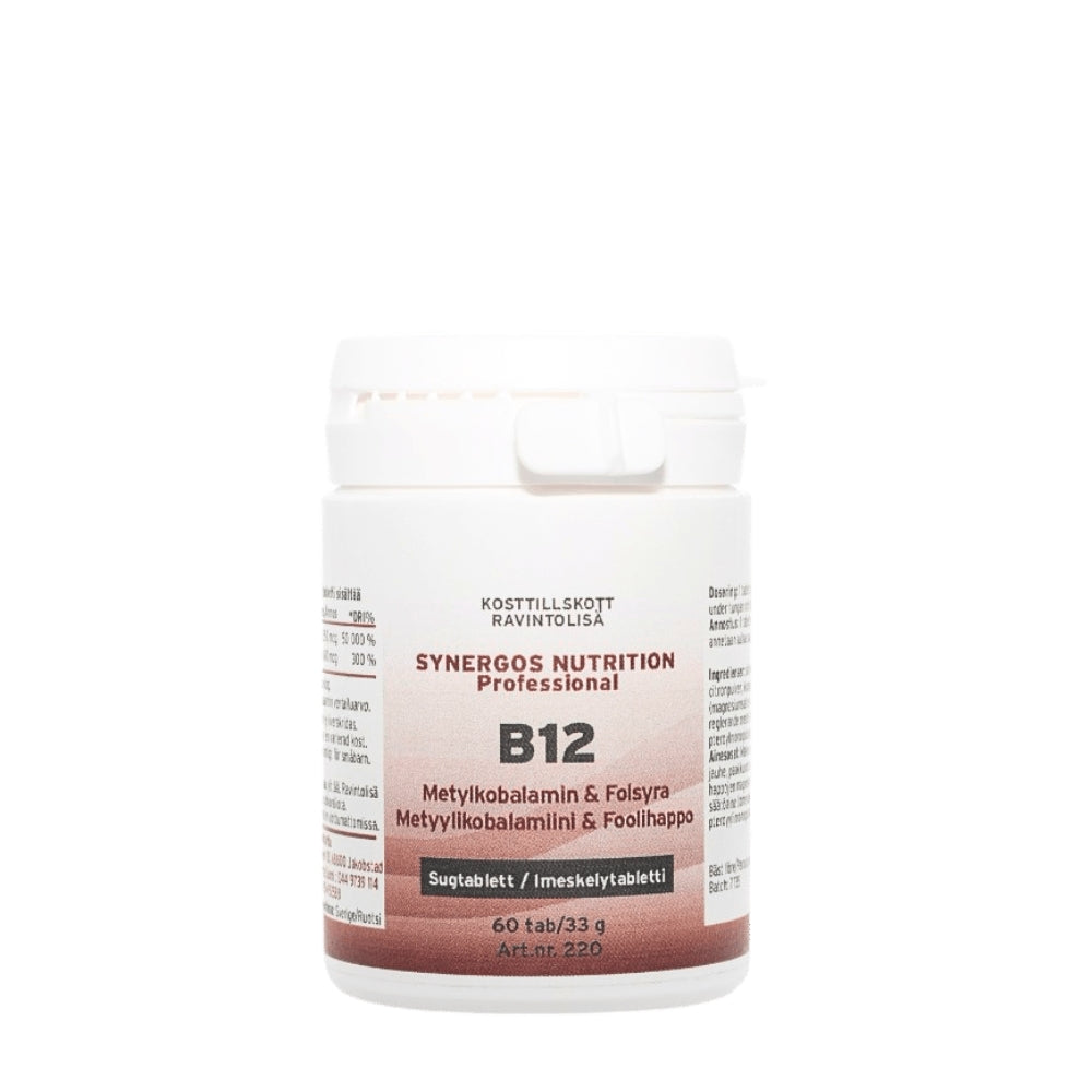 B12 & Folsyra, 60 sugtab