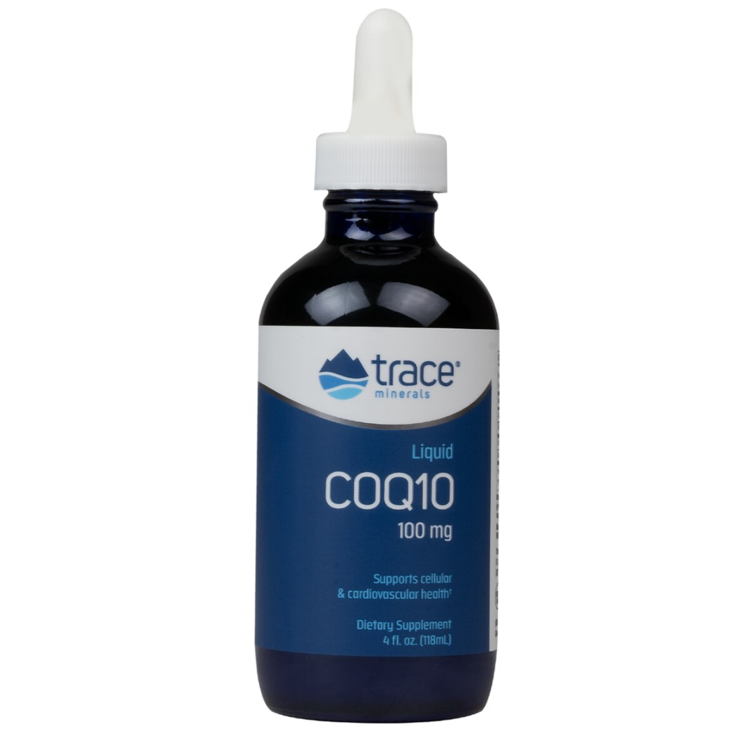 Trace Minerals Liquid CoQ10 (100 mg) 4 oz 118ml