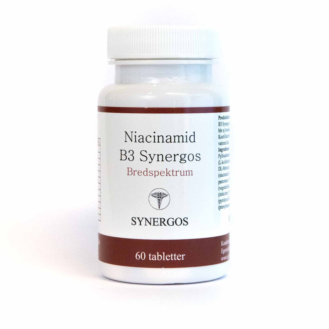 B3 Niacinamide Synergos, 60 tab