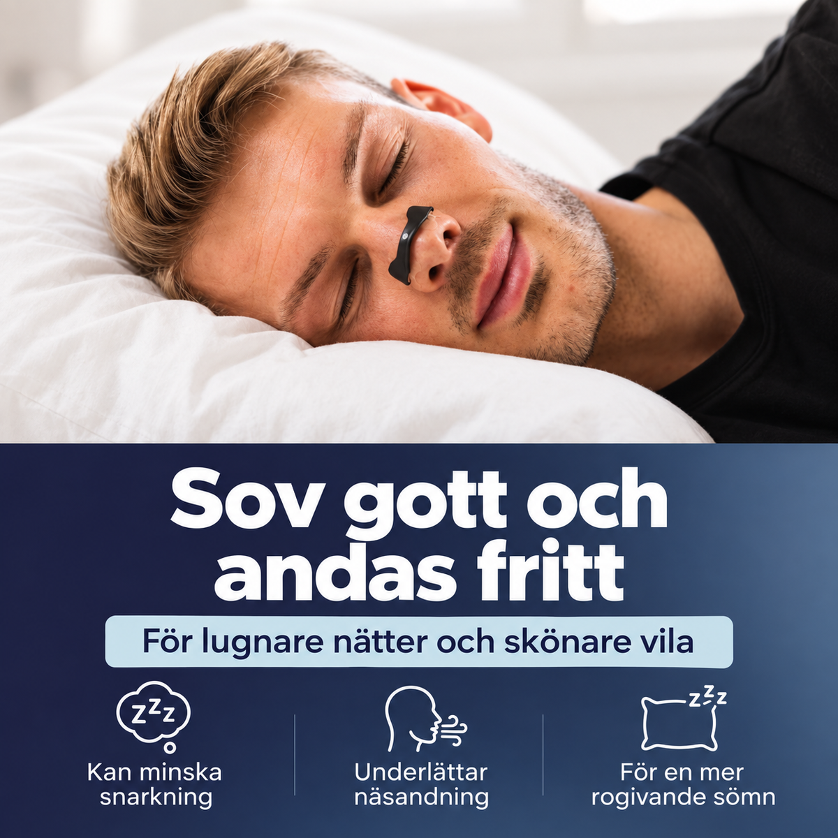 Magnetisk Näsremsa - Snarkfri