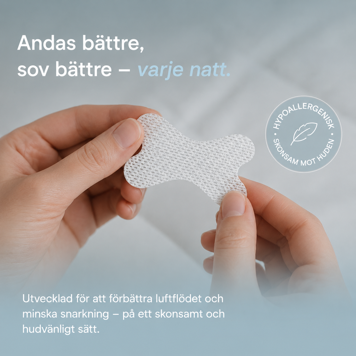 Muntejp för näsandning – 30 st