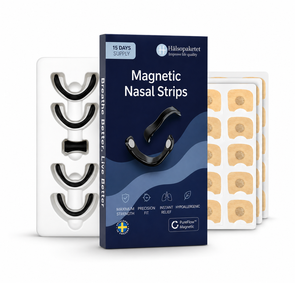 Magnetisk Näsremsa - Snarkfri