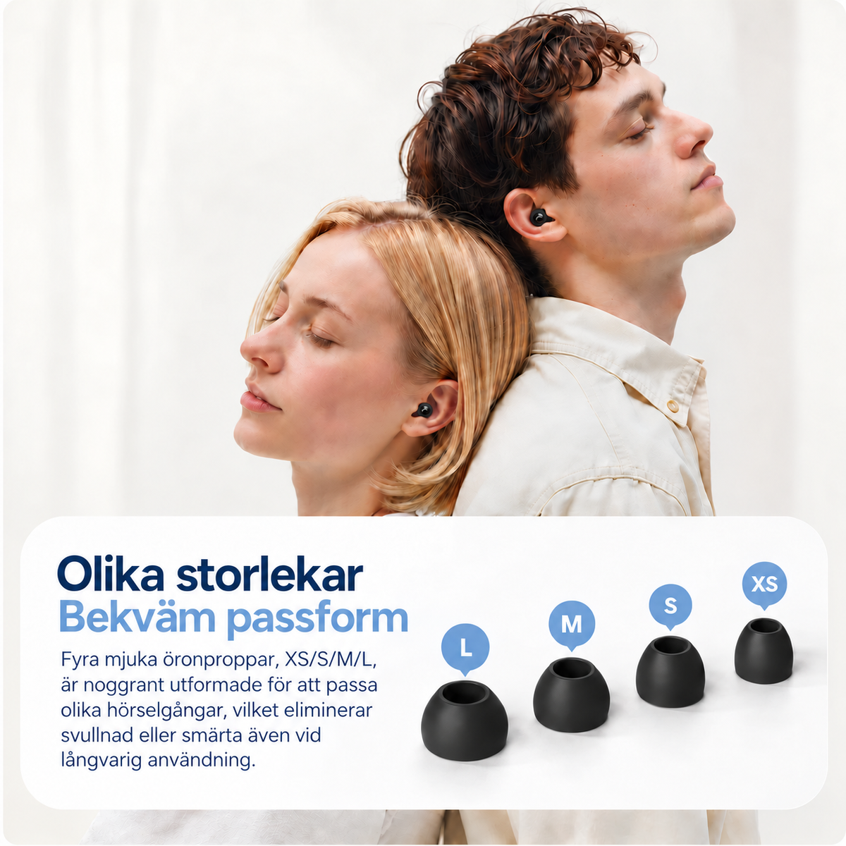 Öronproppar för sömn & fokus