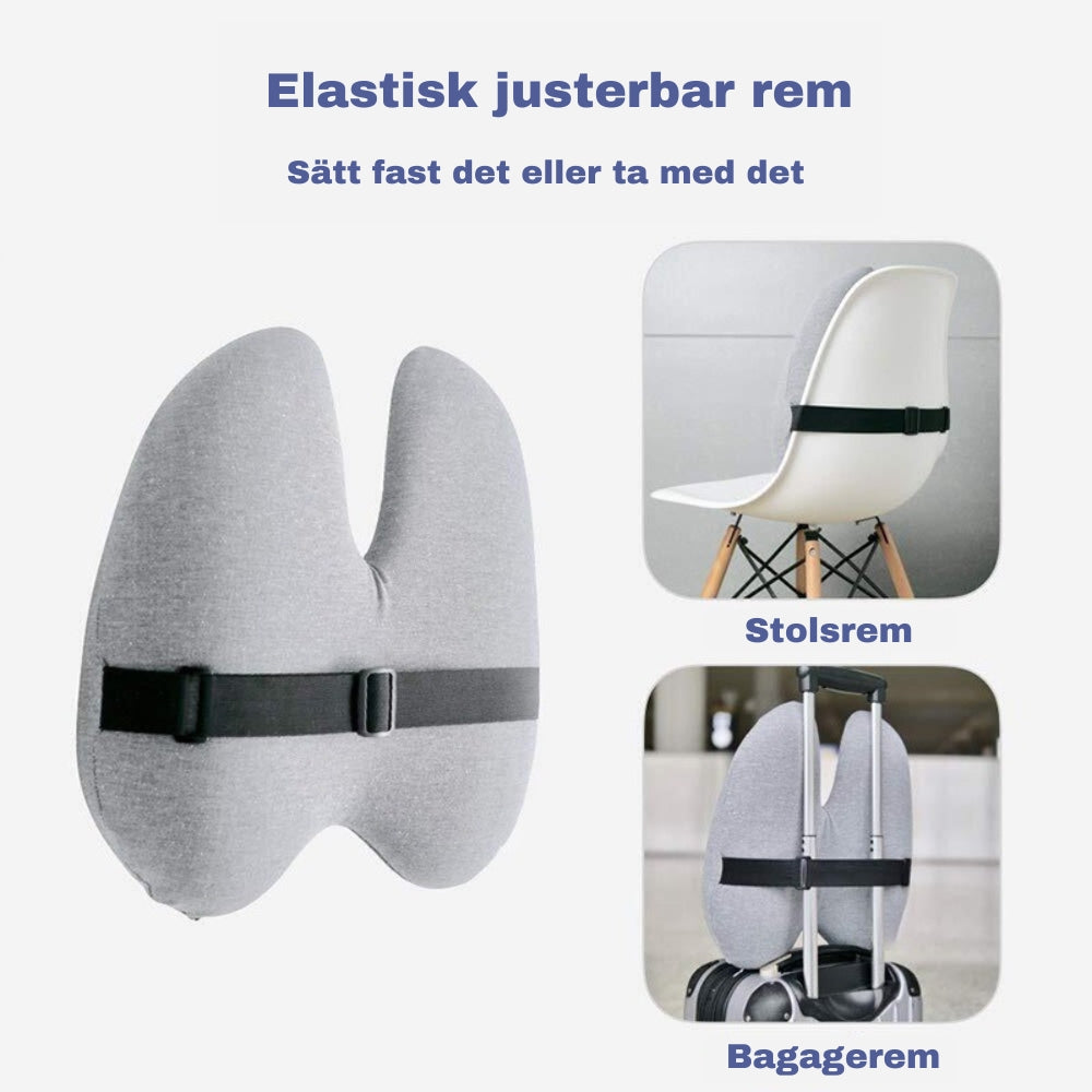 Ortopedisk svankkudde med minnesskum