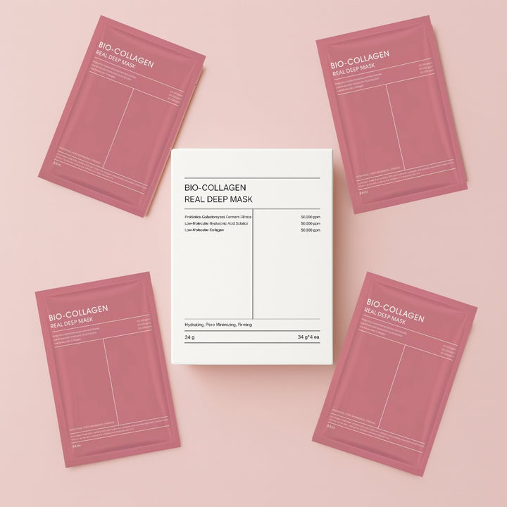 Bio Collagen Real Deep Mask x 4